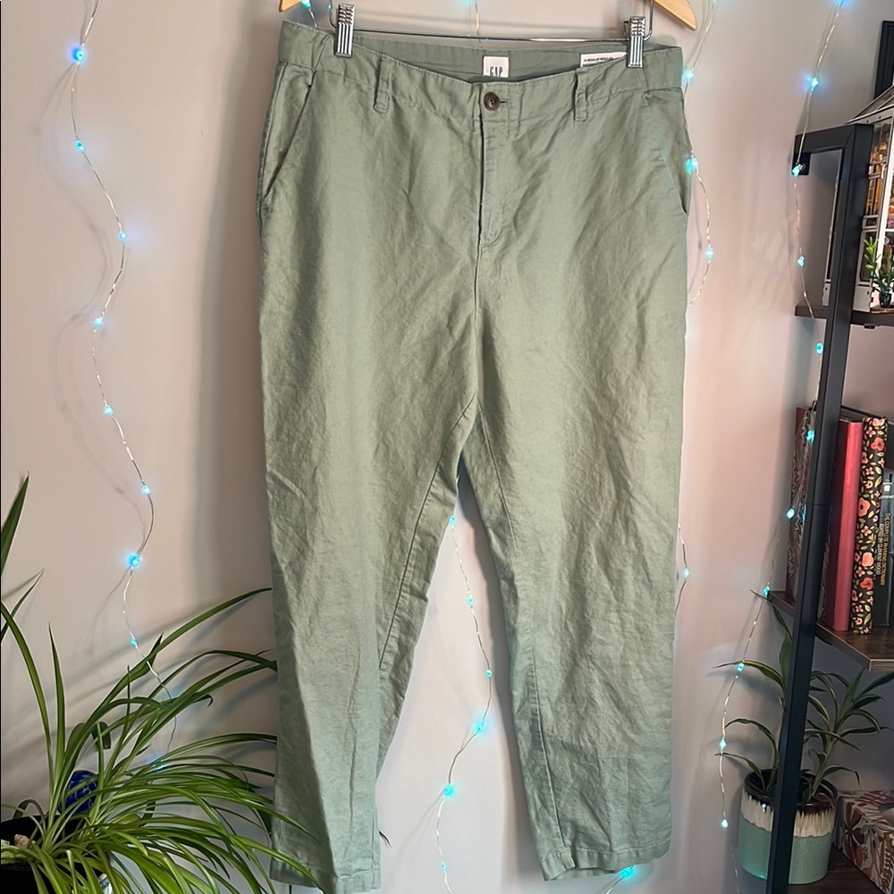 GAP Green Chino Pants Relaxed Fit
